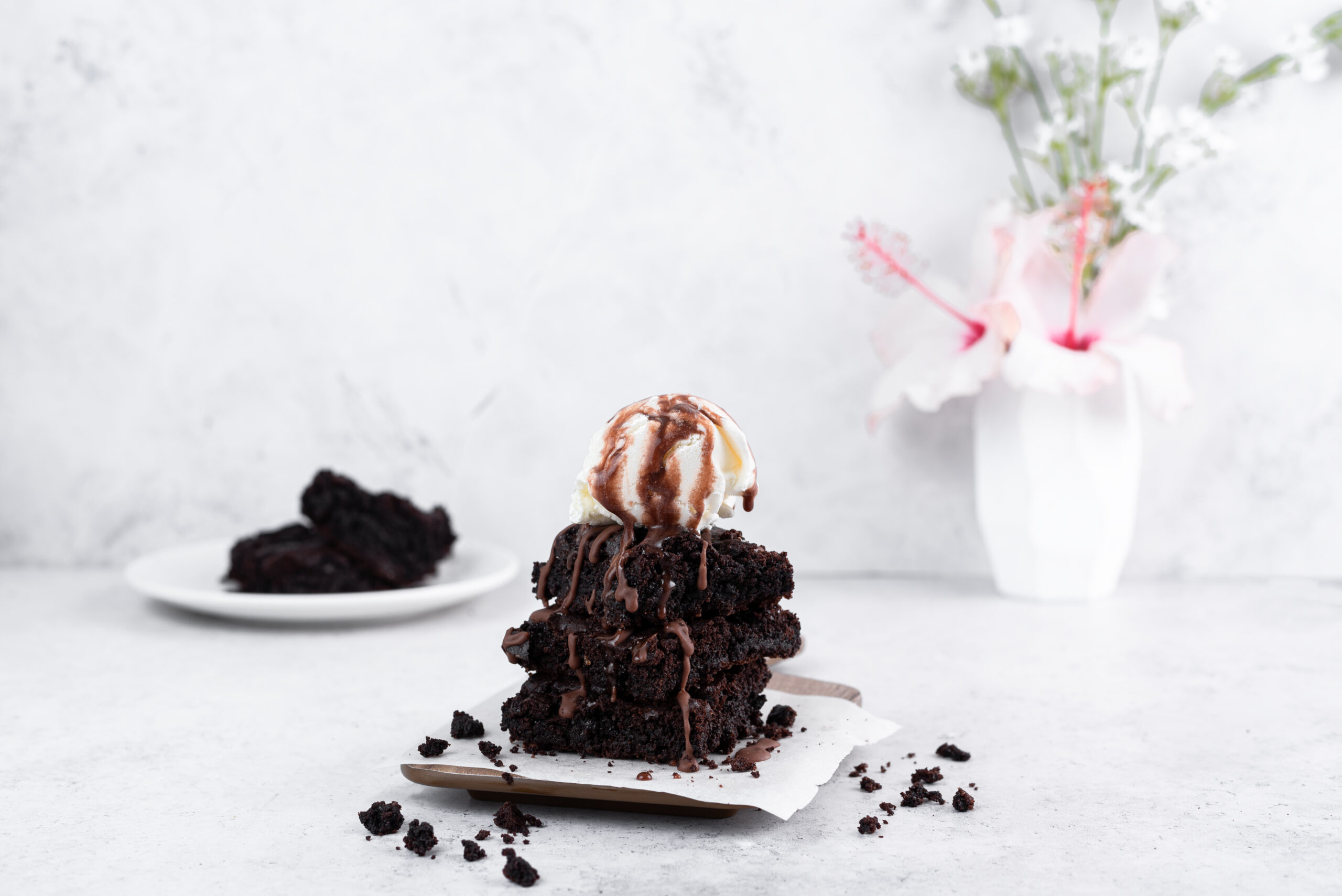 Glazed Chocolate Brownies